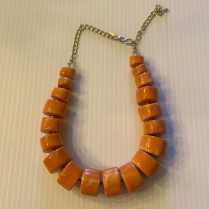 Kenneth Jay Lane necklace - coral look